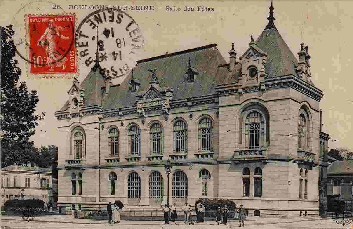 Boulogne-Billancourt. Salle des Fêtes, 1914
