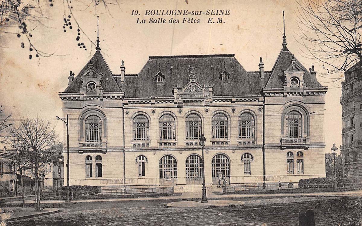Boulogne-Billancourt. Salle des Fêtes, 1906