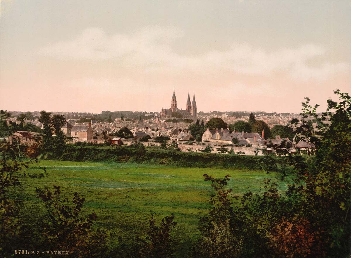 Bayeux. Vue générale, 1890