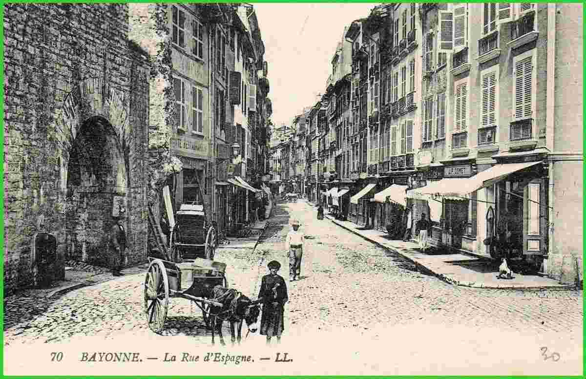 Bayonne. Rue d'Espagne
