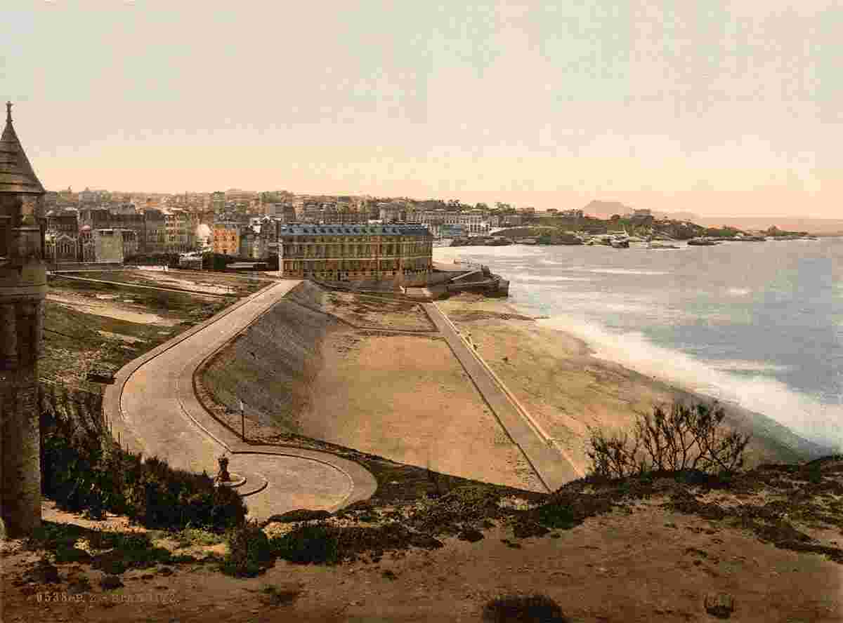 Biarritz. Vue générale, 1890