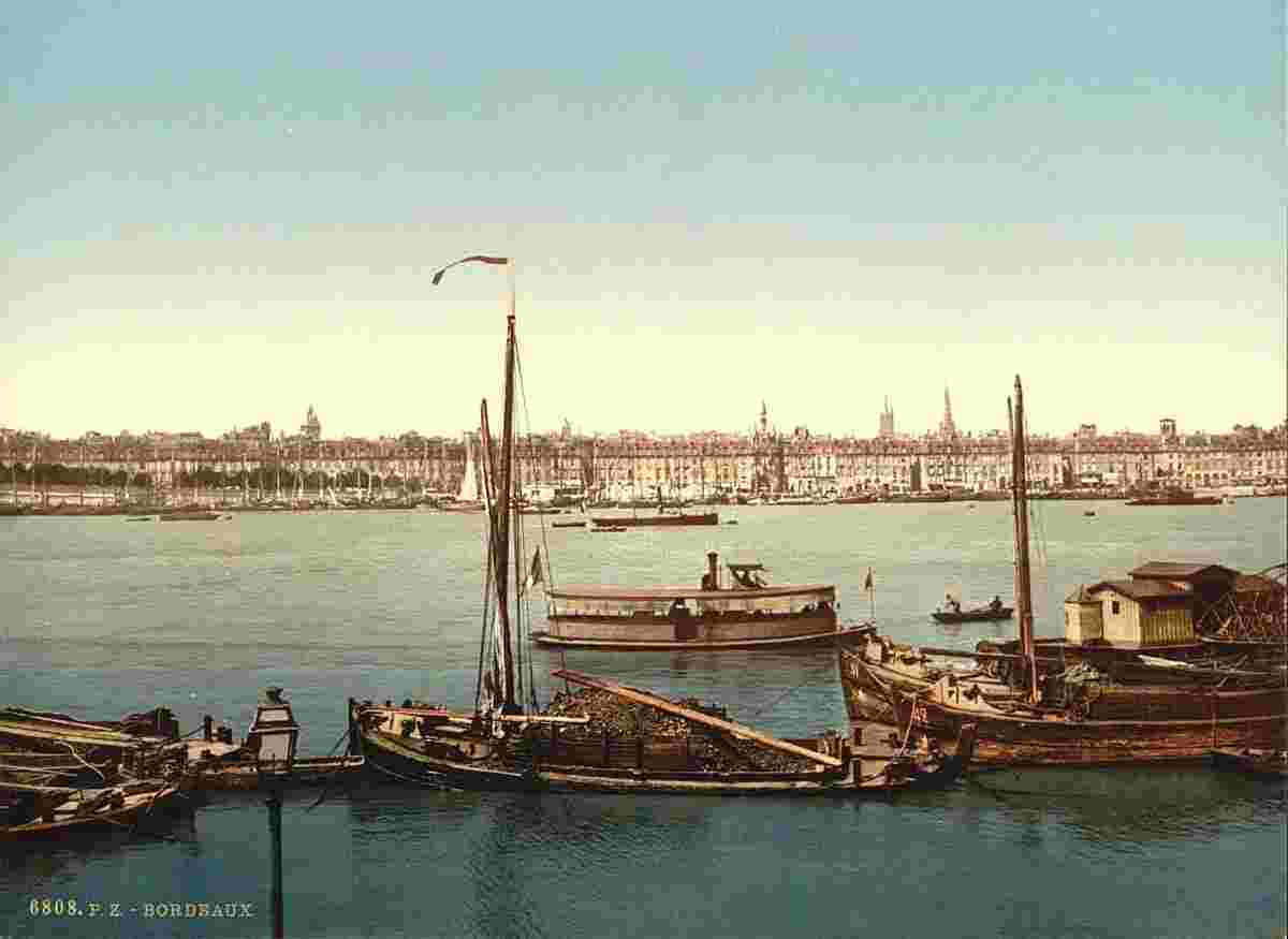 Bordeaux. De la Bastille, vers 1890