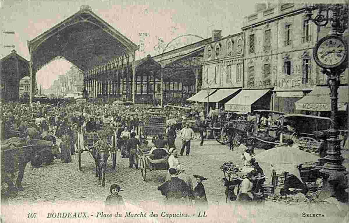 Bordeaux. Place du Marché des Capucins