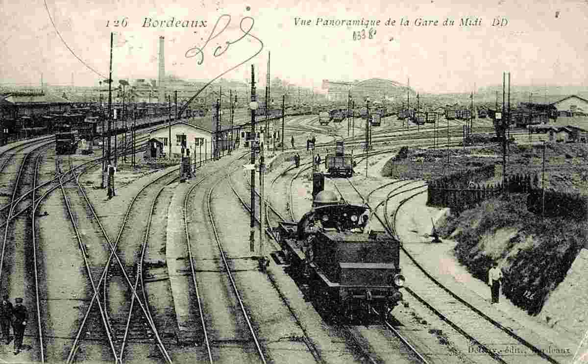 Bordeaux. Vue sur de la Gare du Midi