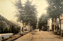 Bort-les-Orgues. Avenue de la Gare