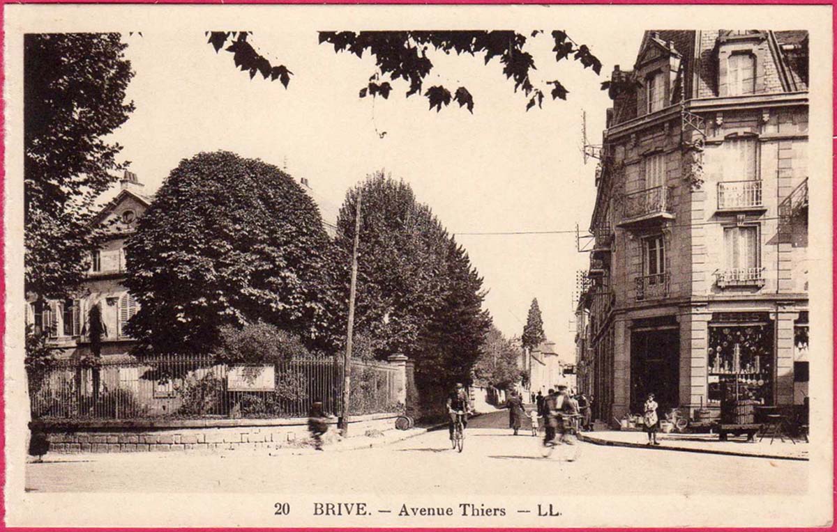 Brive-la-Gaillarde. Avenue Thiers