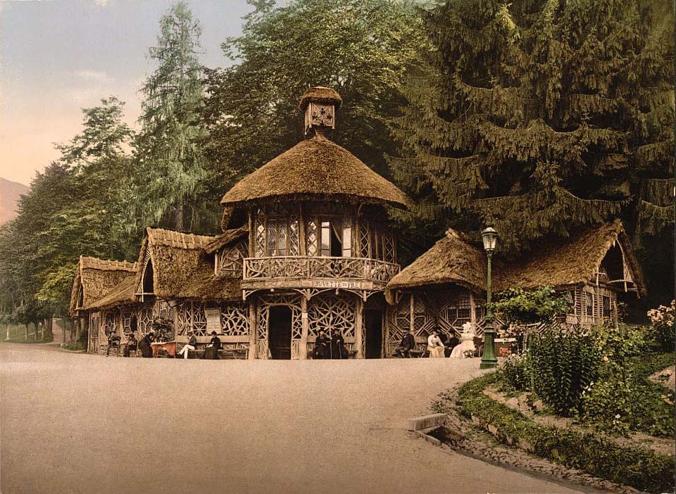 Bagnères-de-Luchon. La Buvette du Pré, 1890