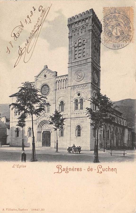 Bagnères-de-Luchon. L'Église, 1903