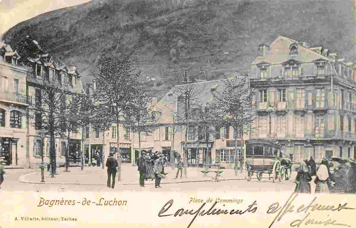 Bagnères-de-Luchon. Place de Comminge