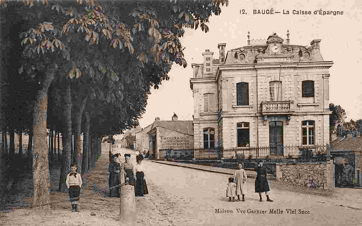 Baugé-en-Anjou. Baugé - Caisse d'Épargne, 1911