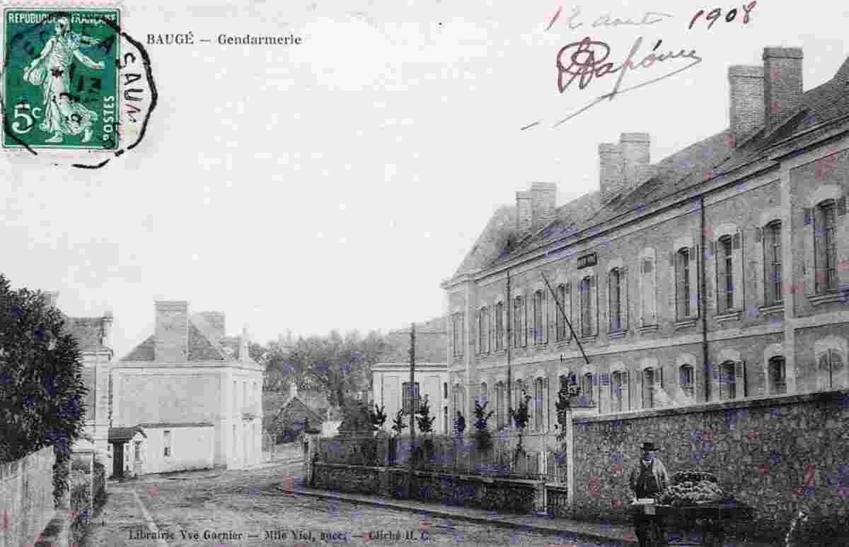 Baugé-en-Anjou. Baugé - Gendarmerie, 1908