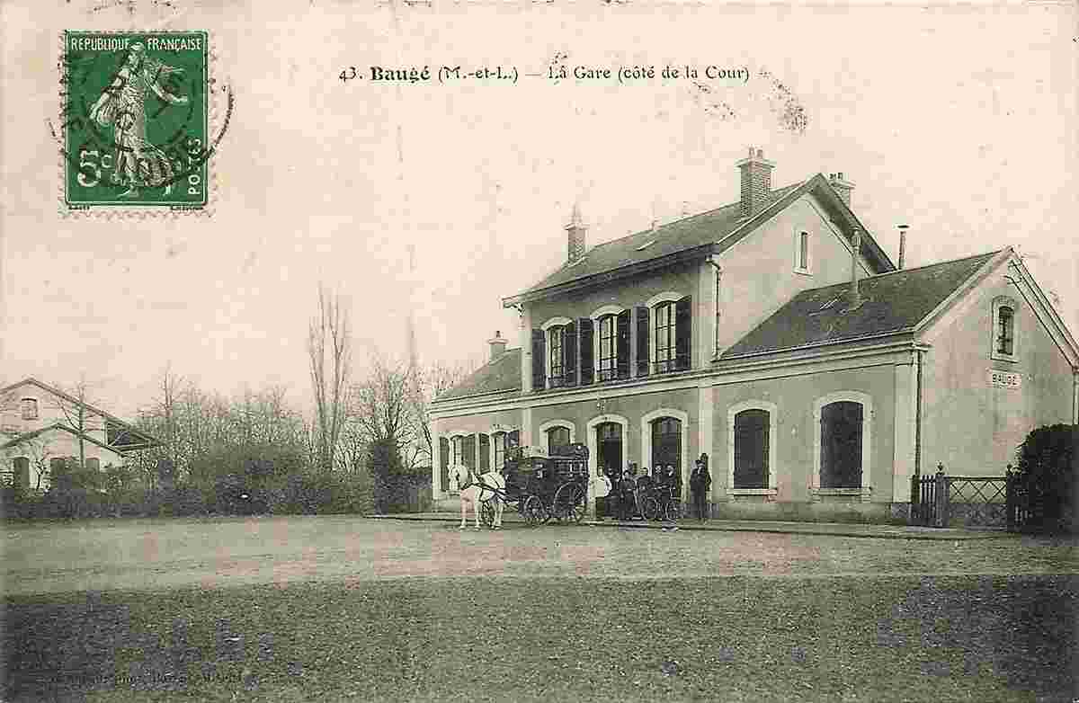 Baugé-en-Anjou. Baugé - La Gare, 1910