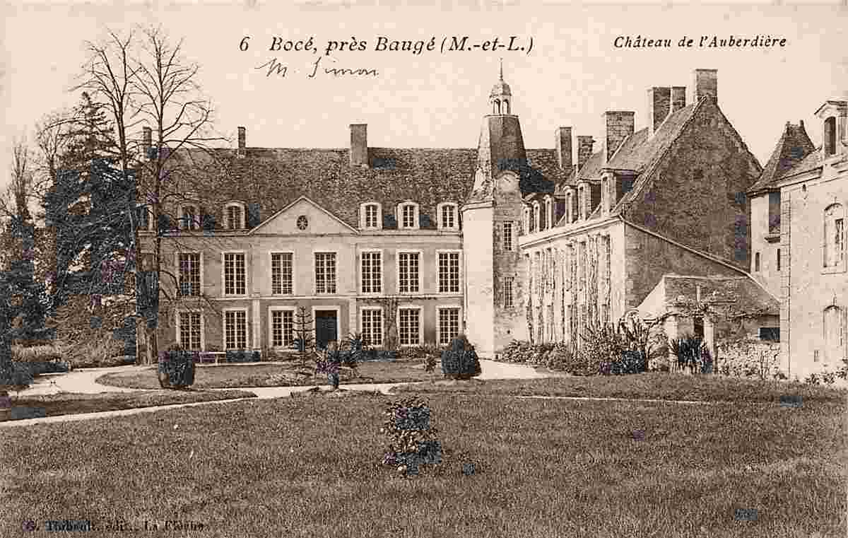 Baugé-en-Anjou. Bocé - Château de l'Auberdiere