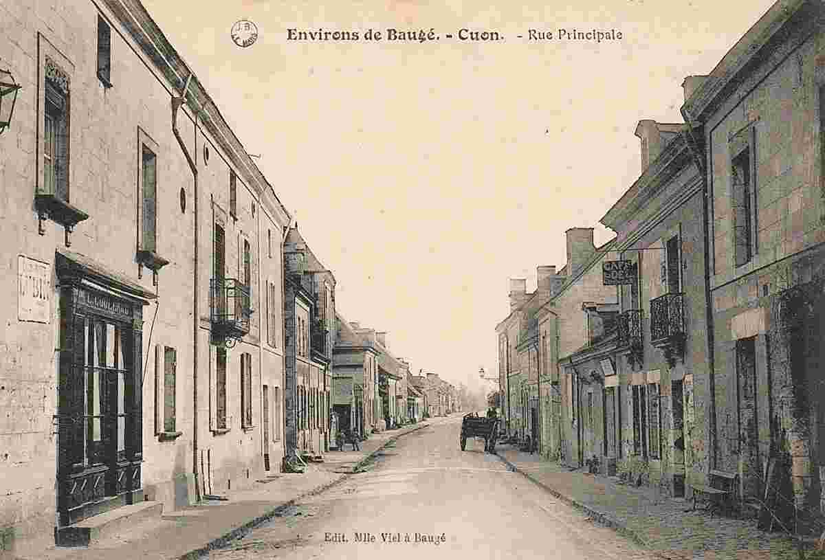 Baugé-en-Anjou. Cuon - Rue Principale