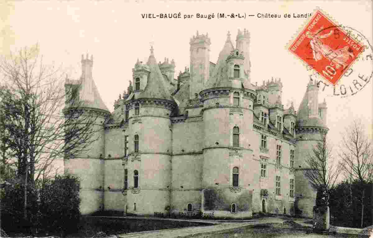 Baugé-en-Anjou. Vieil-Baugé - Château de Landifer, 1913