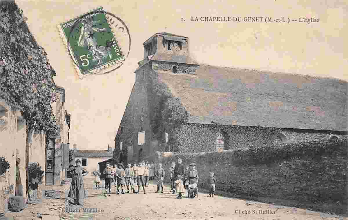 Beaupréau-en-Mauges. La Chapelle-du-Genêt - l'Église, 1908
