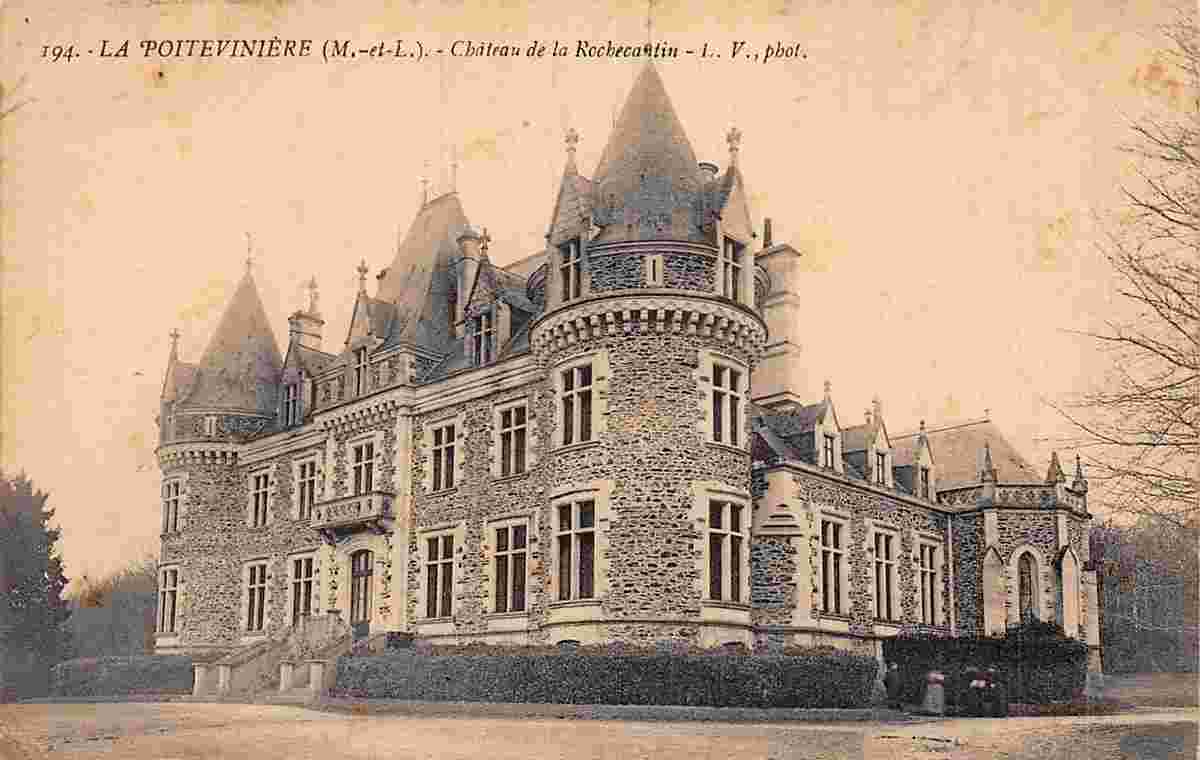Beaupréau-en-Mauges. La Poitevinière - Château de la Roche Cantin, 1912