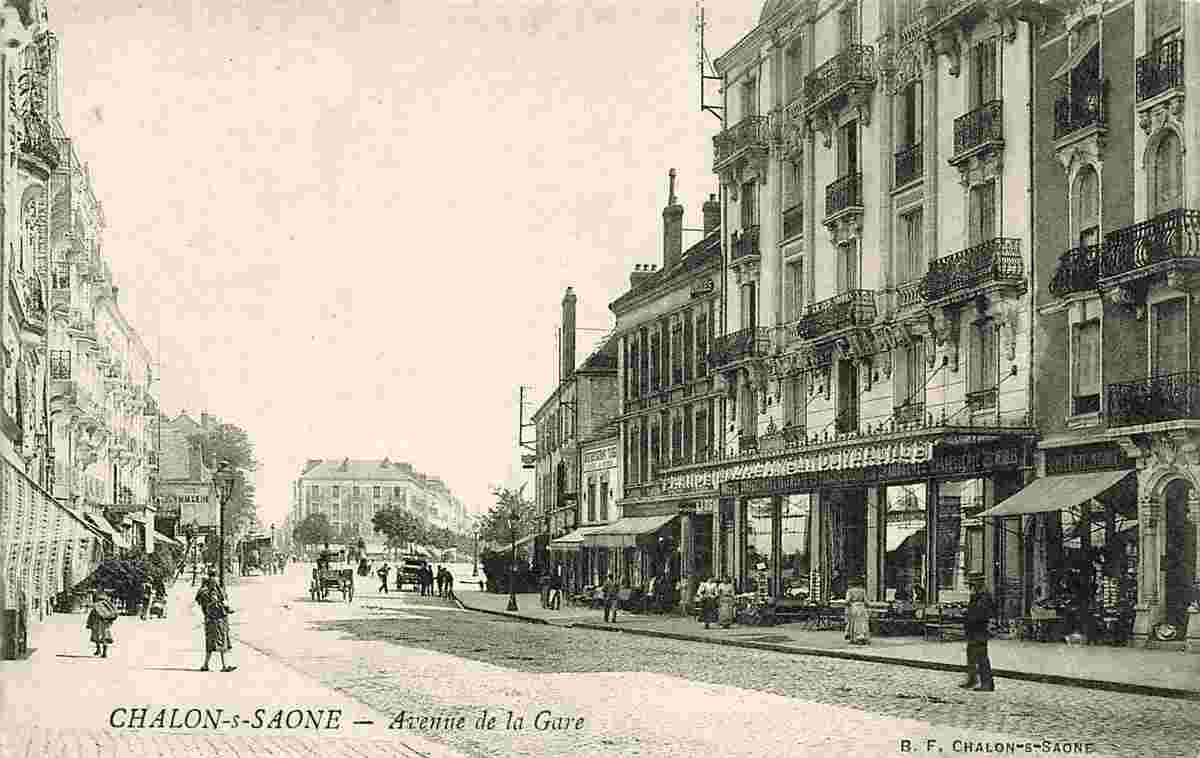 Chalon-sur-Saône. Avenue de la Gare
