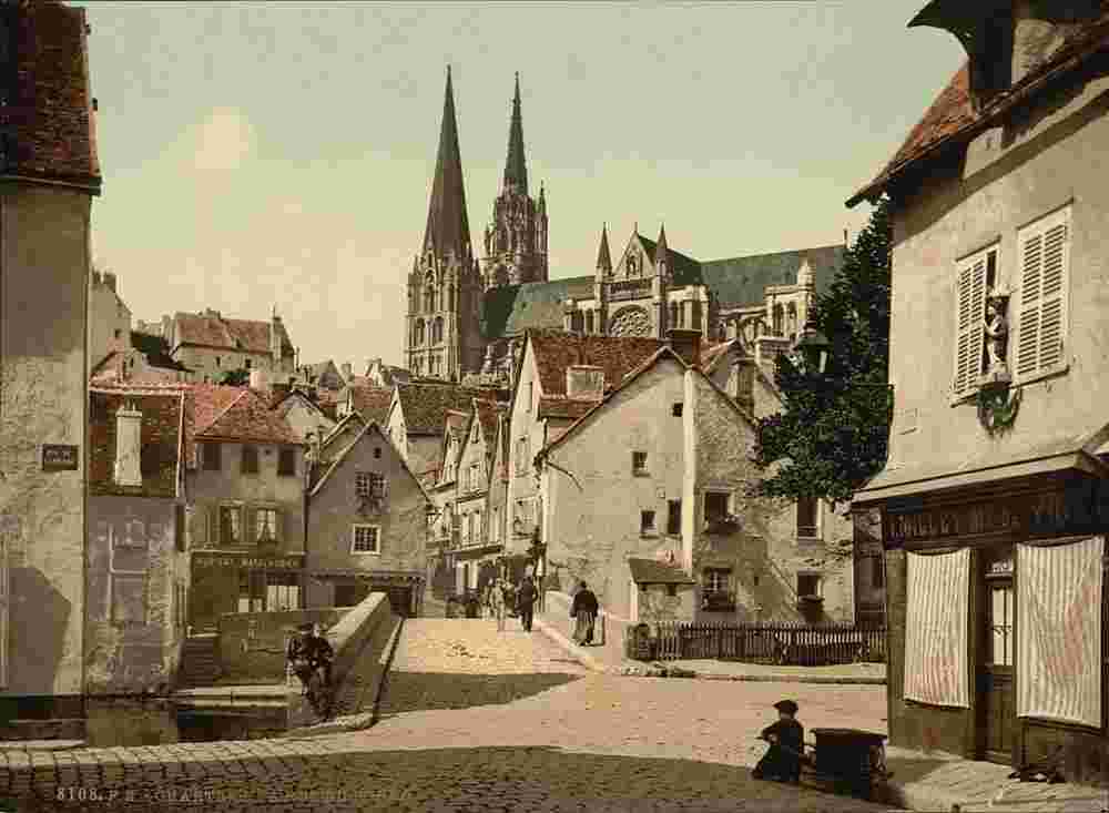 Chartres. The Market Street