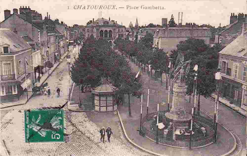 Châteauroux. Place Gambetta