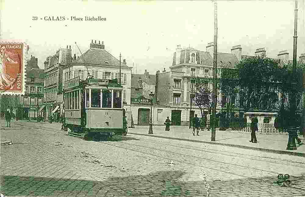 Calais. Place Richelieu, 1915