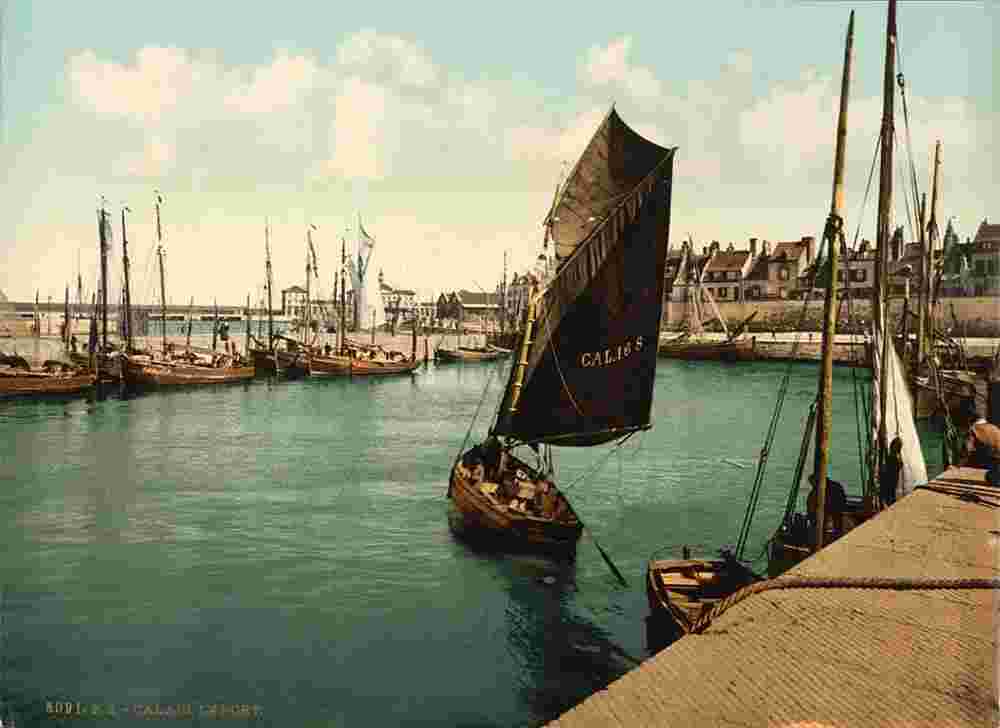 Calais. Le port, 1890