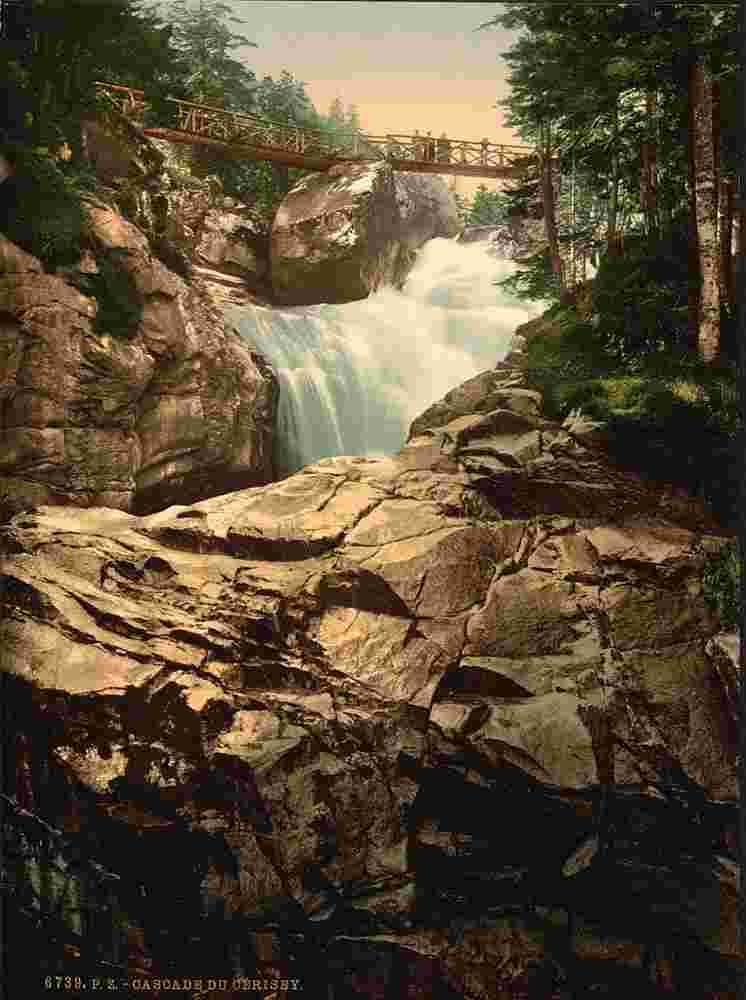 Cerisy. Waterfall, 1890