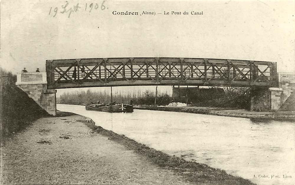 Condren. Le Pont du Canal, 1906