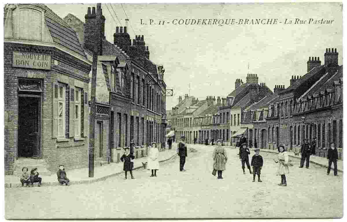 Coudekerque-Branche. La Rue Pasteur