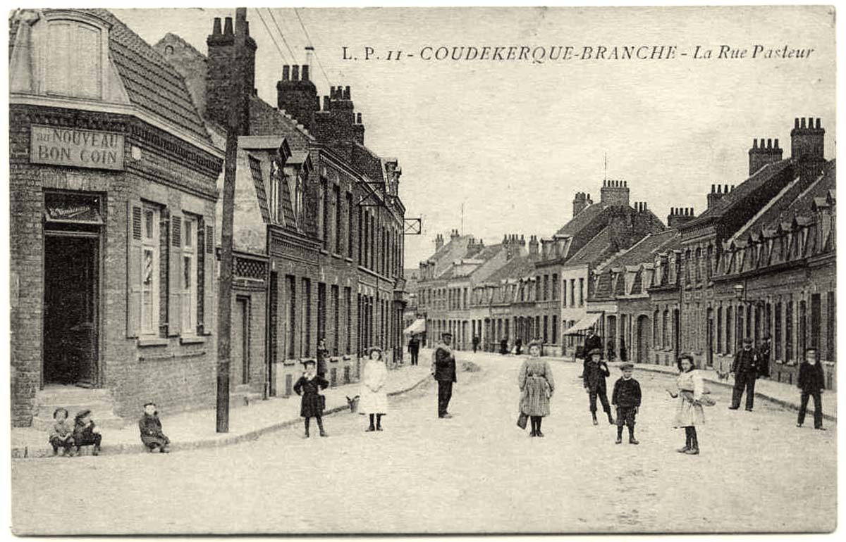 Coudekerque-Branche. La Rue Pasteur, 1924