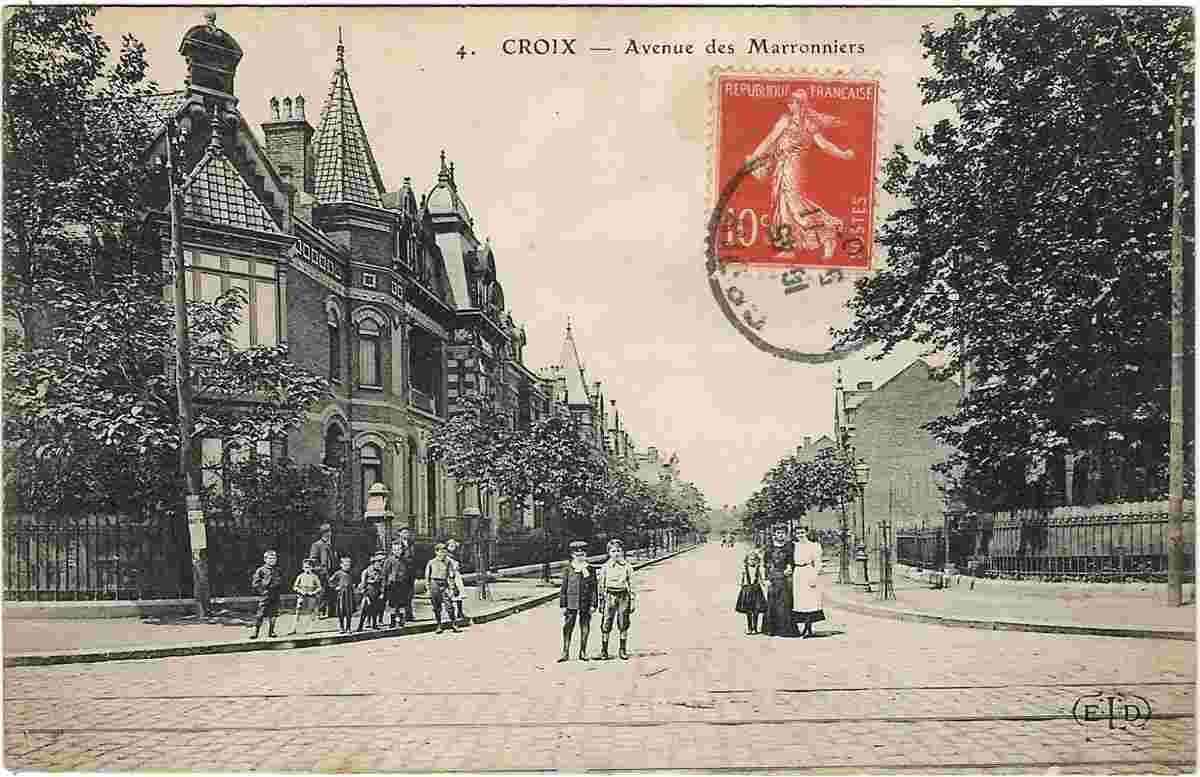 Croix. Avenue des Marronniers