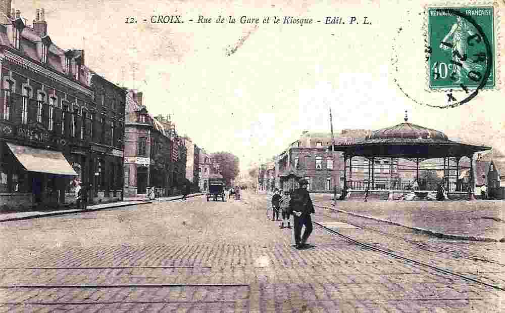 Croix. Rue de la Gare