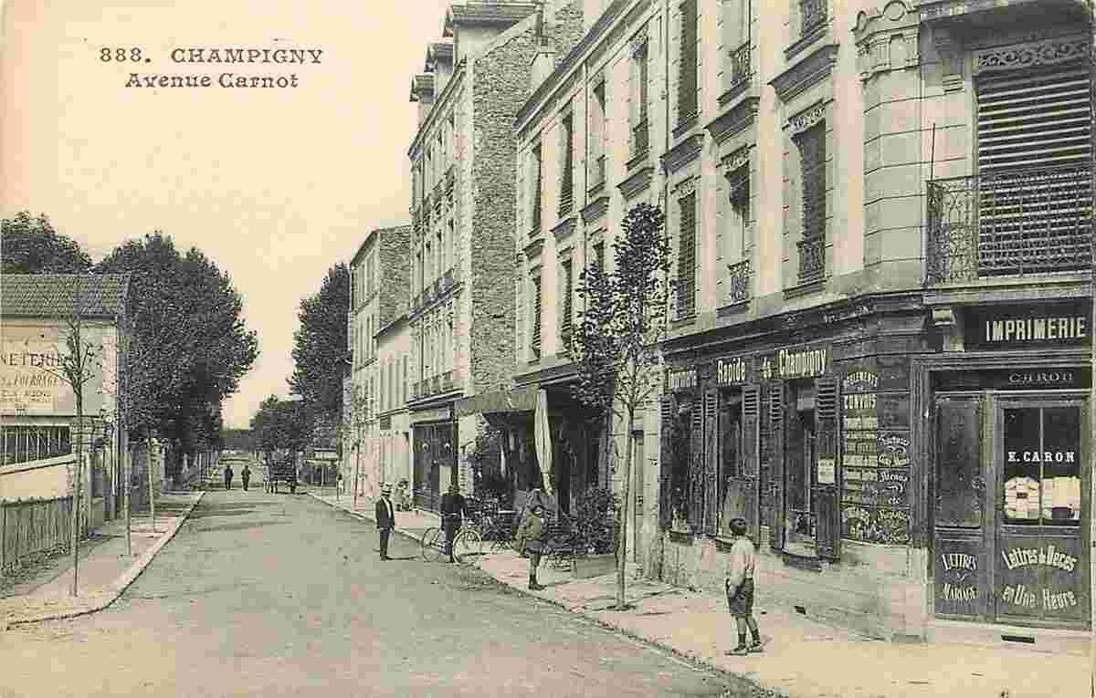 Champigny-sur-Marne. Avenue Carnot