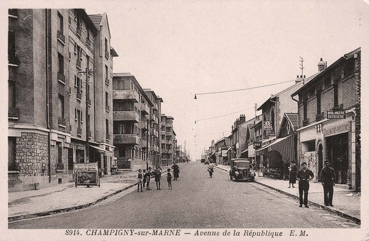 Champigny-sur-Marne. Avenue de la République