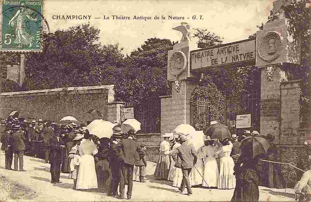 Champigny-sur-Marne. Le Théâtre Antique de la Nature, 1907