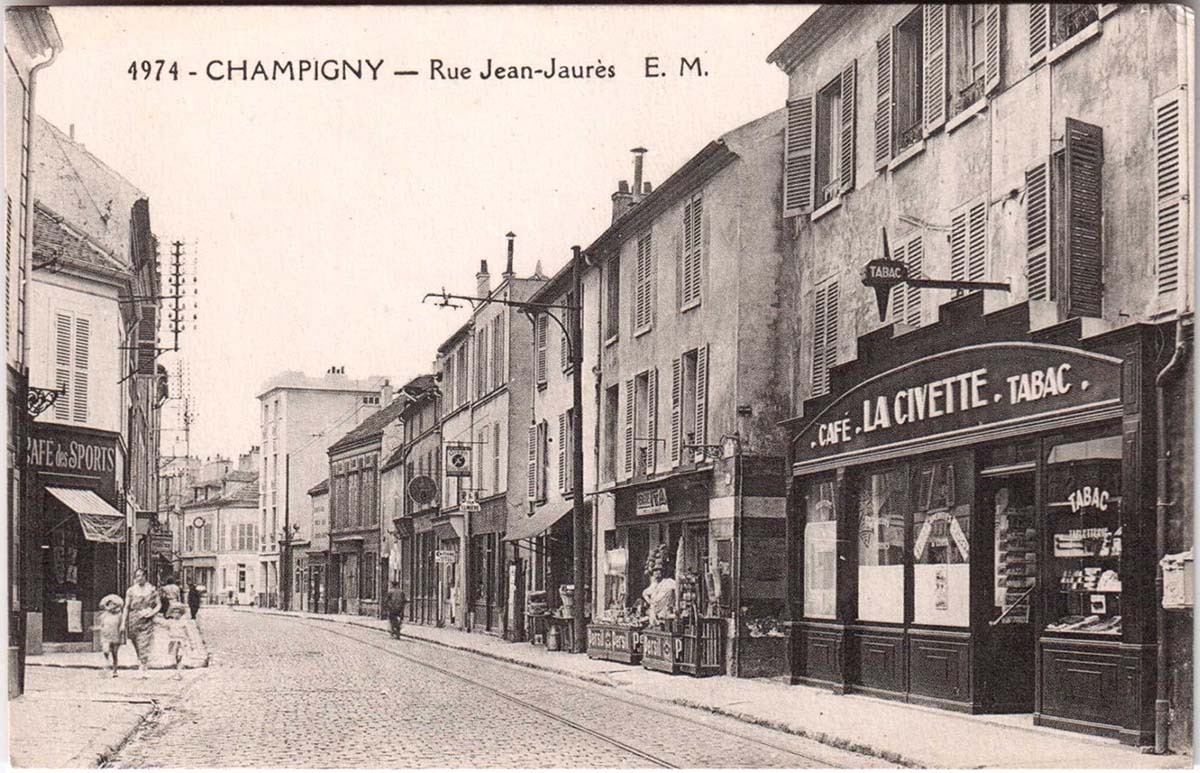 Champigny-sur-Marne. Rue Jean-Jaurès, 1933