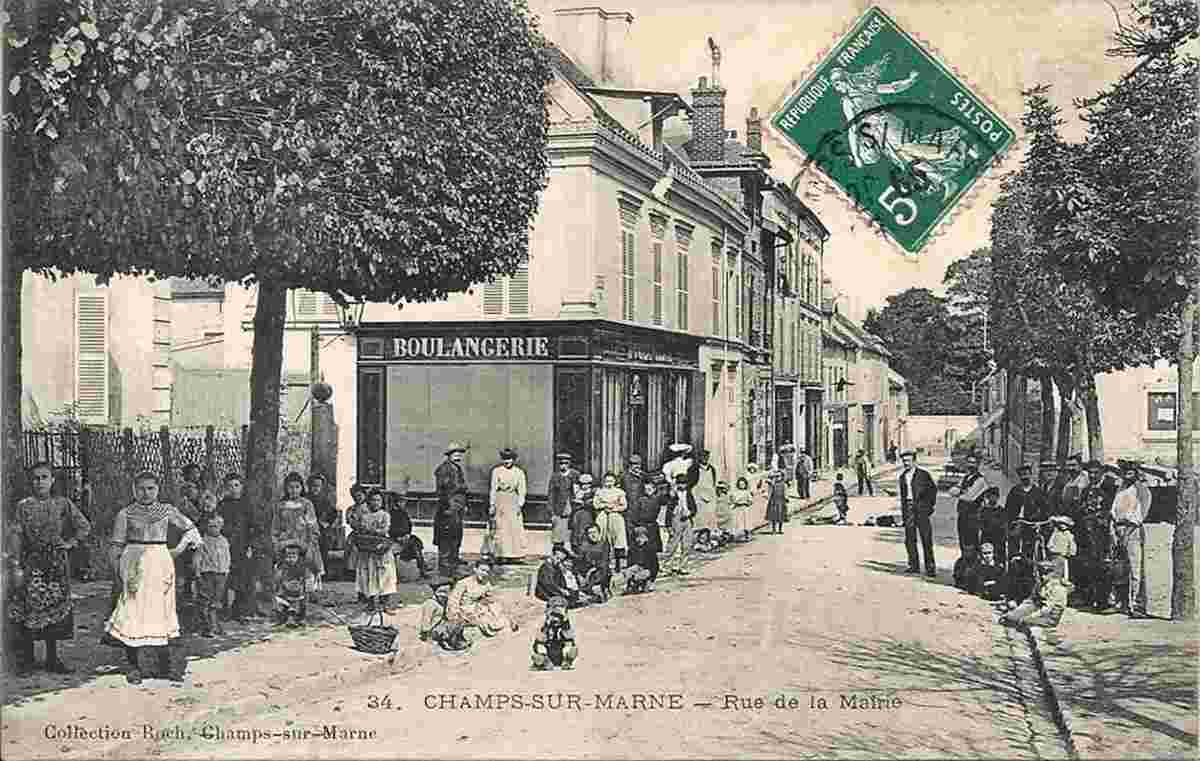 Champs-sur-Marne. Rue de la Mairie