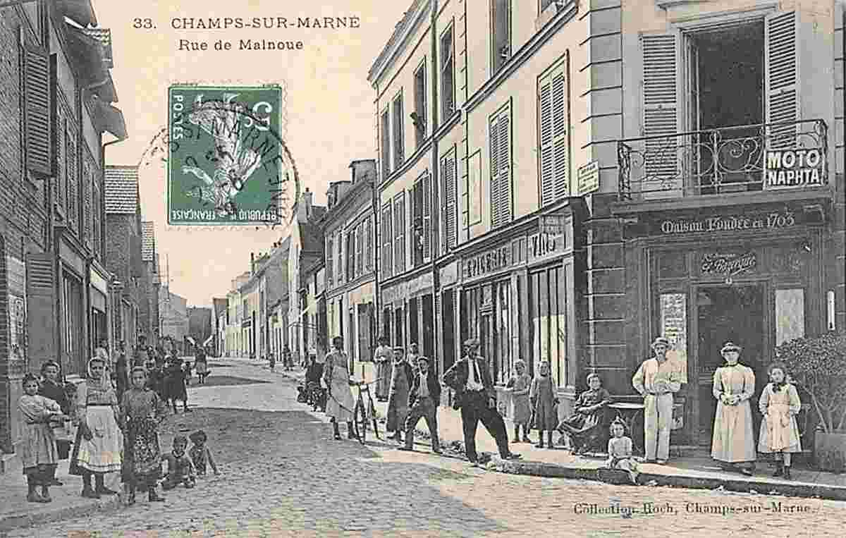Champs-sur-Marne. Rue de Malnoue