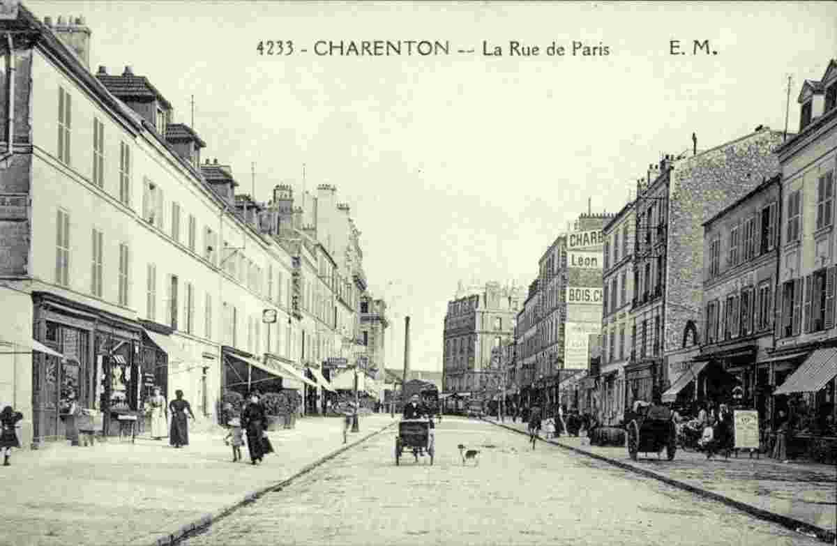 Charenton-le-Pont. La Rue de Paris