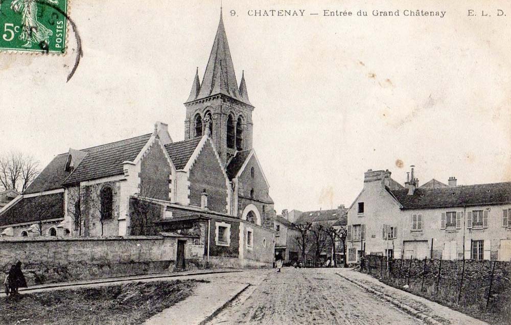 Châtenay-Malabry. Entrée du Grand Châtenay