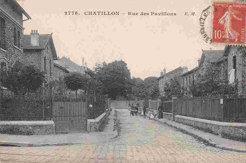 Châtillon. Rue des Pavillons