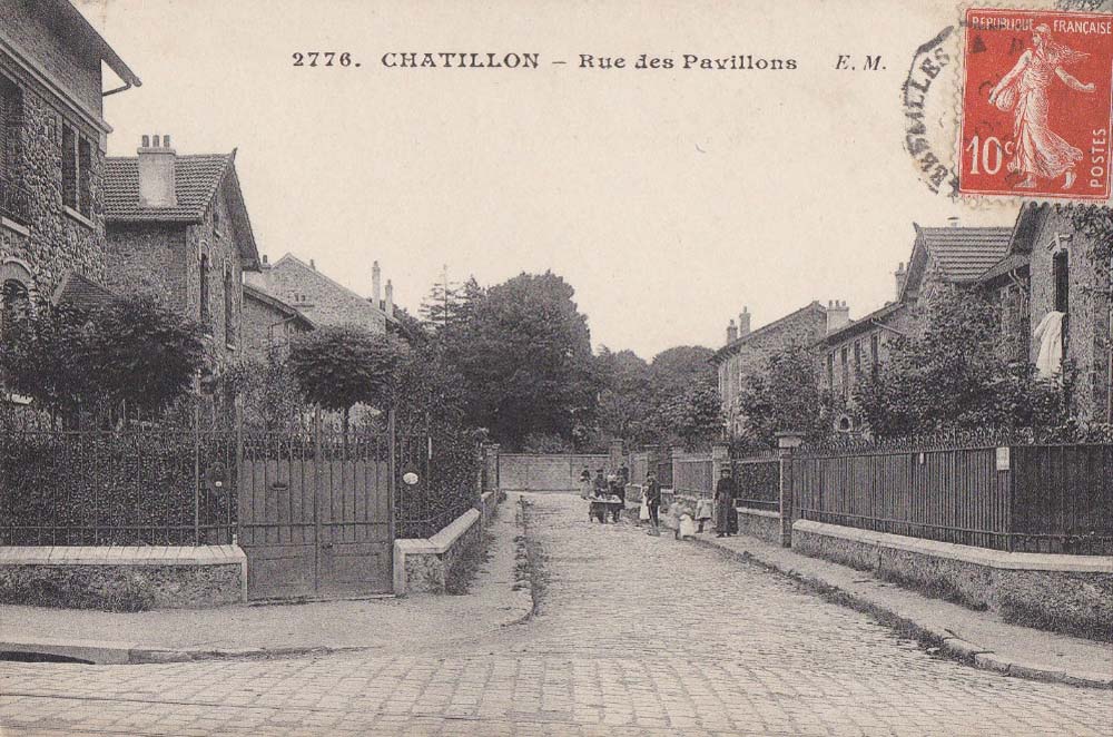 Châtillon. Rue des Pavillons, 1913