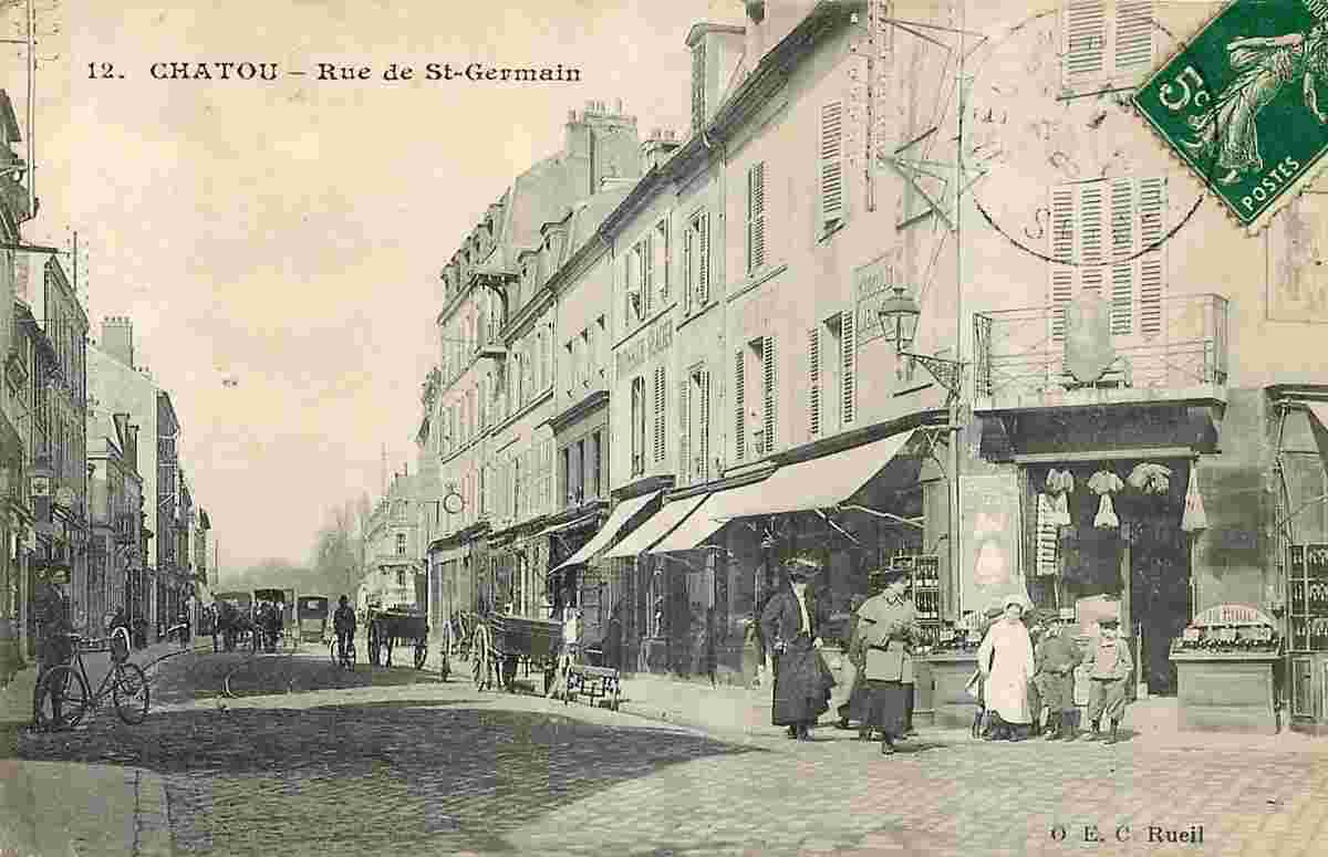 Chatou. Rue de Saint-Germain