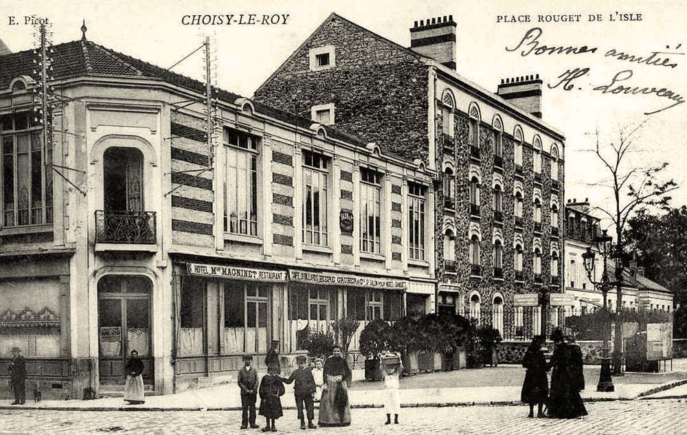 Choisy-le-Roi. Place Rouget de Lisle, Hôtel Magninet