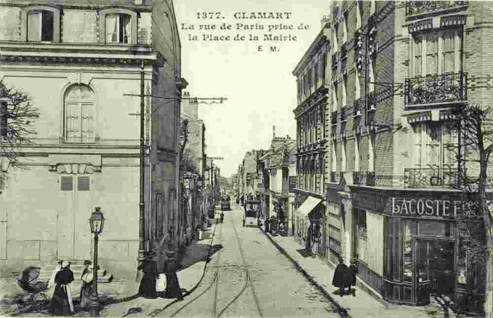 Clamart. La rue de Paris