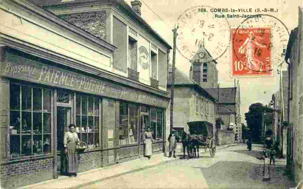 Combs-la-Ville. Rue Saint-Jacques