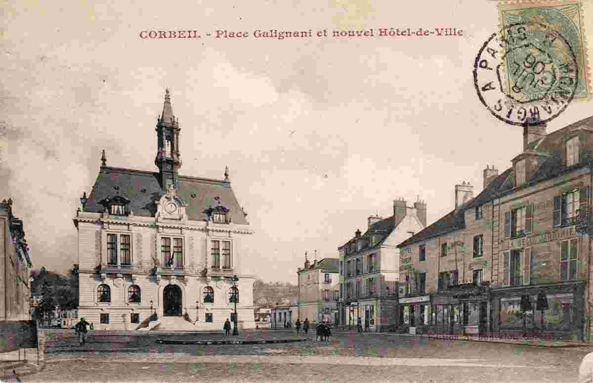 Corbeil-Essonnes. Place Galignani