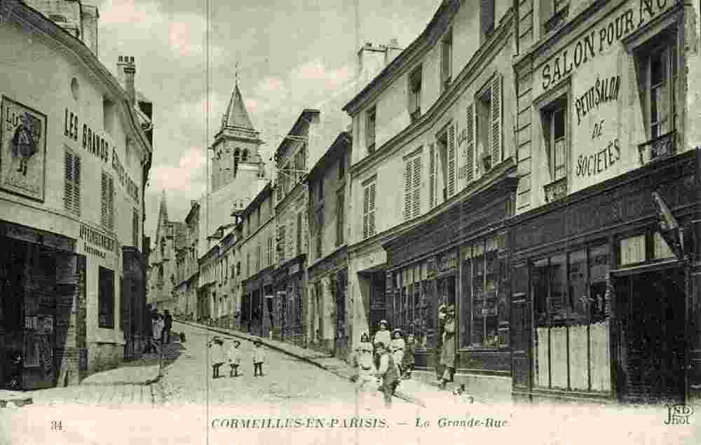 Cormeilles-en-Parisis. La Grande-Rue