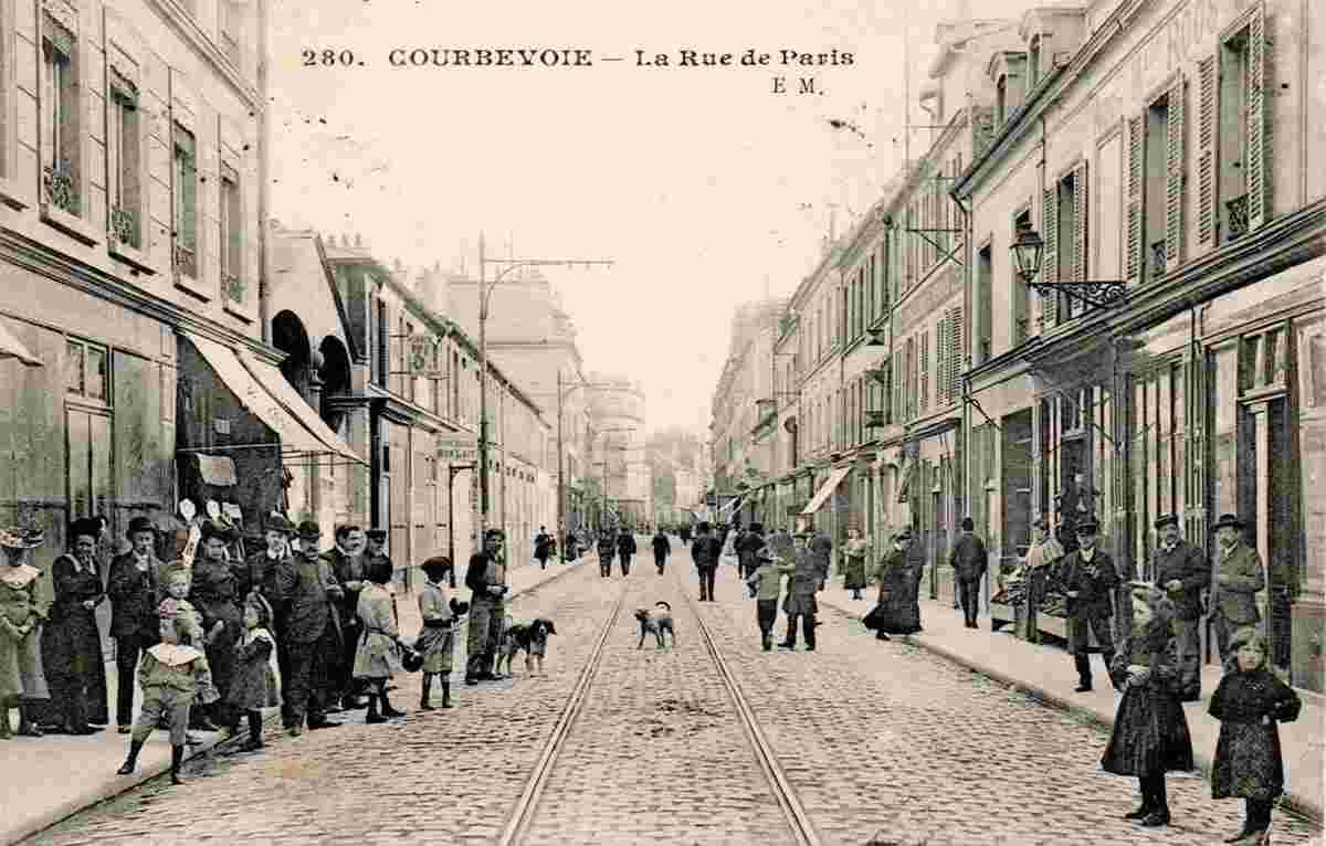 Courbevoie. Rue de Paris