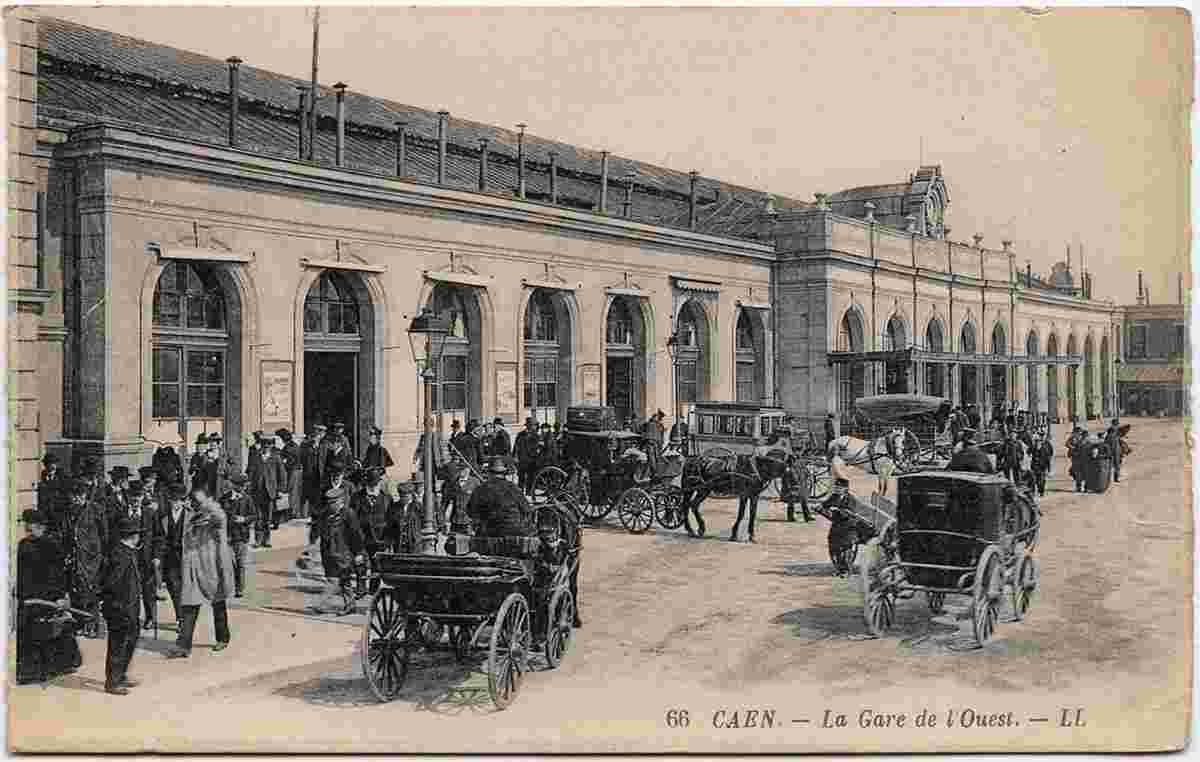 Caen. La Gare de l'Ouest